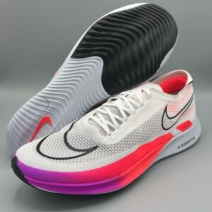 Nike ZoomX Streakfly White Flash Crimson Red Pink DJ6566-100 Size 14